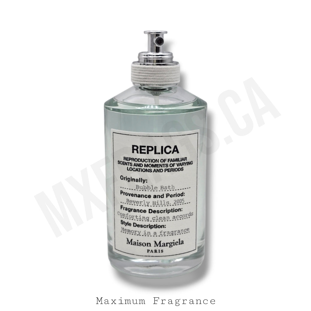 Réplica de baño de burbujas